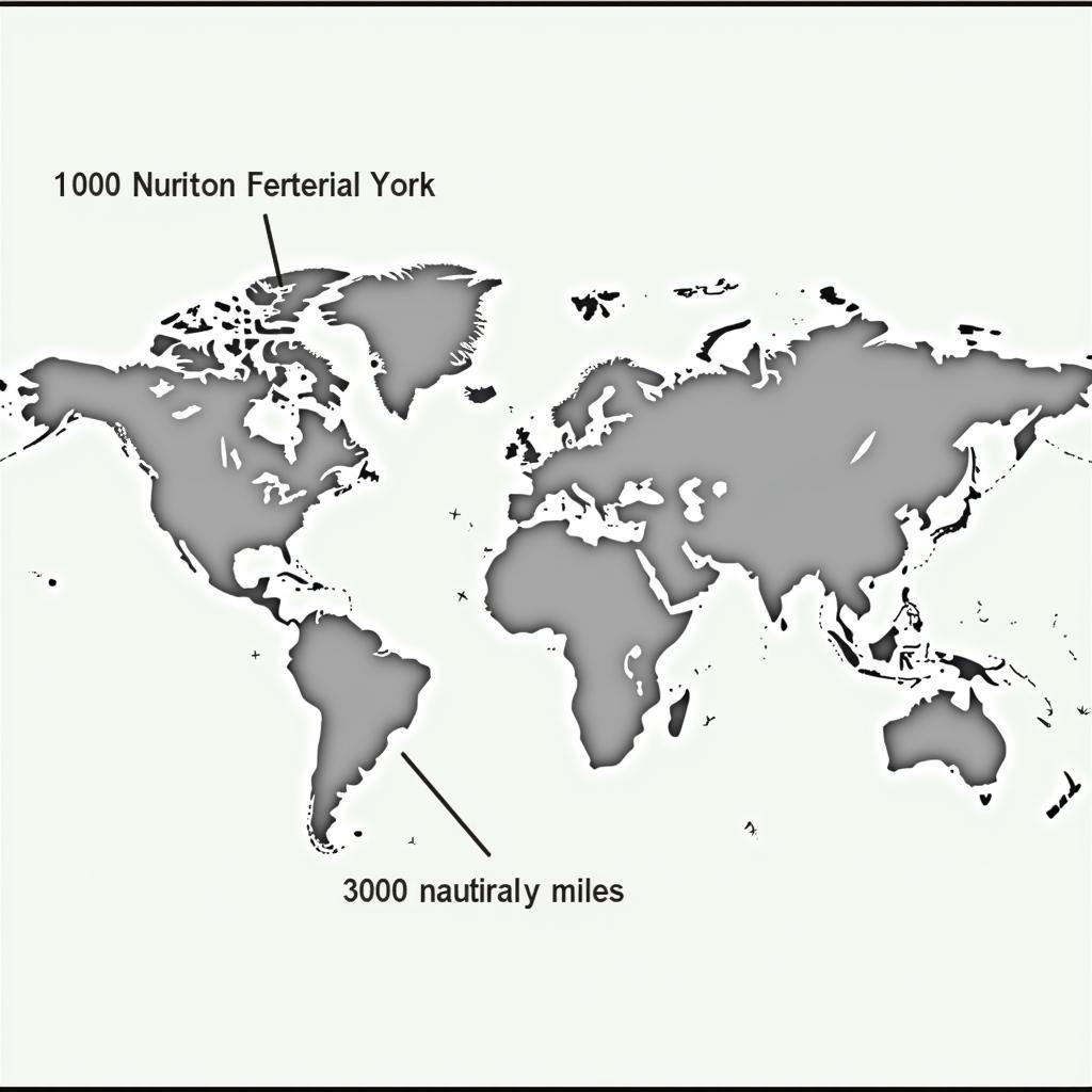 1000 Leagues: Visualizing Distance on a World Map