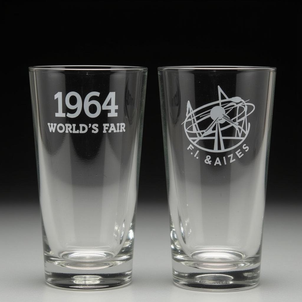 Commemorative Glass Set from the 1964 World's Fair