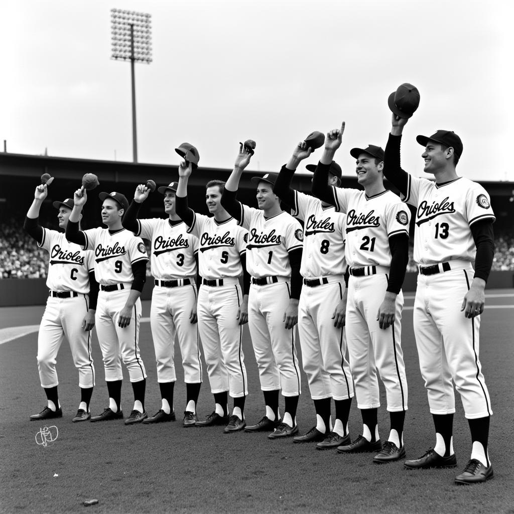 Baltimore Orioles team photo 1966