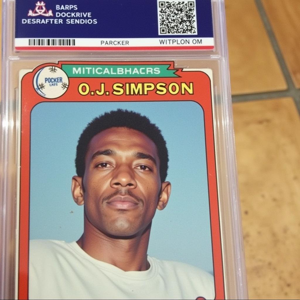 1969 Topps O.J. Simpson Rookie Card