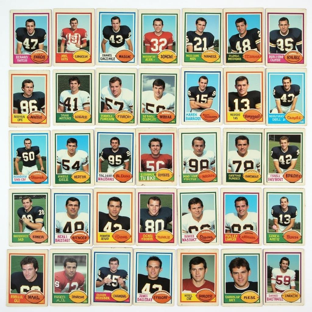 1972 Topps Football High Numbers Card Set