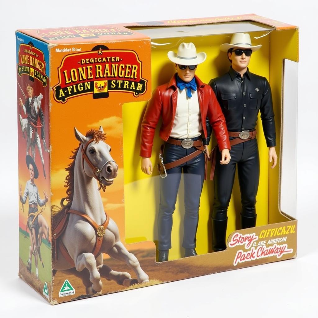 1980 Lone Ranger action figure mint in box with original packaging.