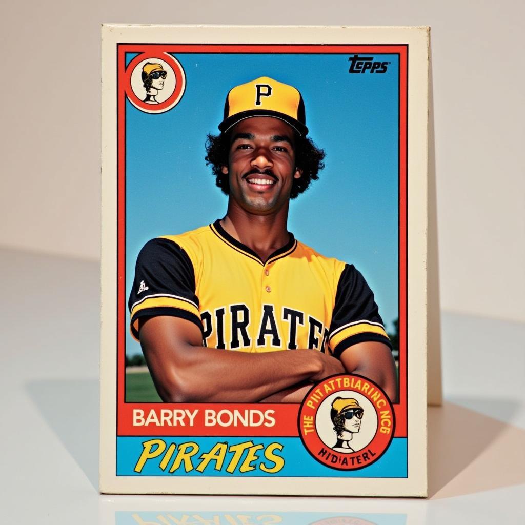 1990 Topps Barry Bonds Baseball Card Front