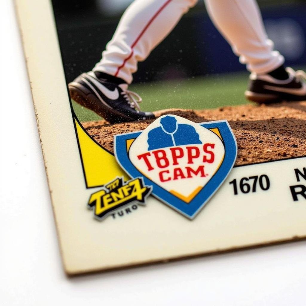 Close-up of the 1991 Topps Nolan Ryan Card #700