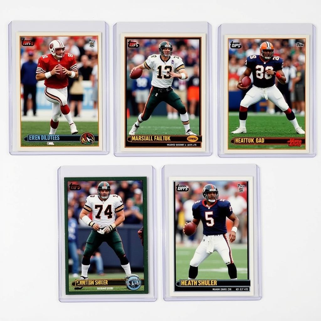 1994 Topps Football Rookie Cards Featuring Star Players