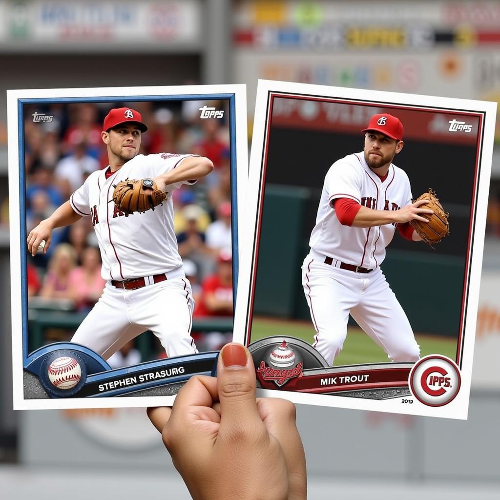 2010 Topps Rookie Cards: Stephen Strasburg and Mike Trout