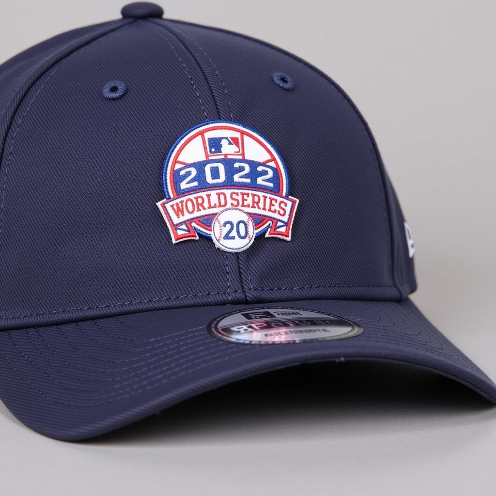 2022 World Series Hat Close Up