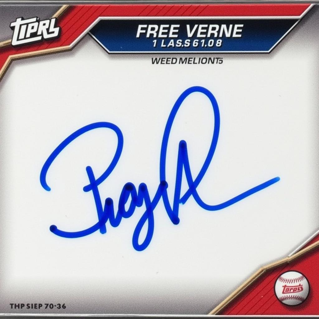 2024 Topps Tier 1 Baseball Autograph Card