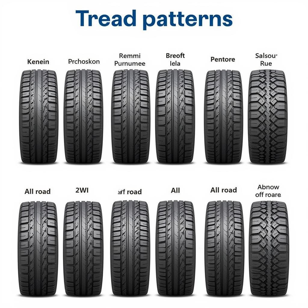 25 12 10 Tire Tread Patterns