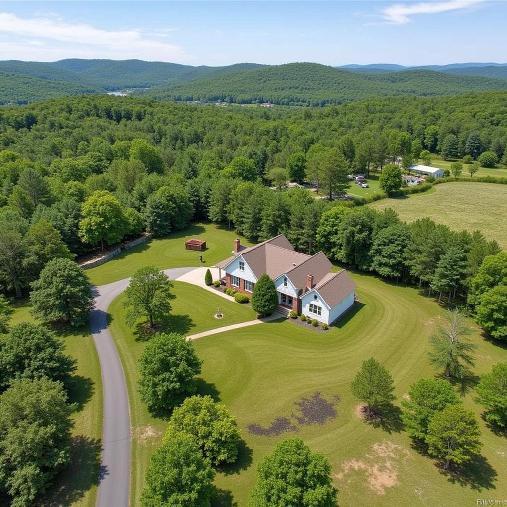 Aerial View of 373 New Boston Road