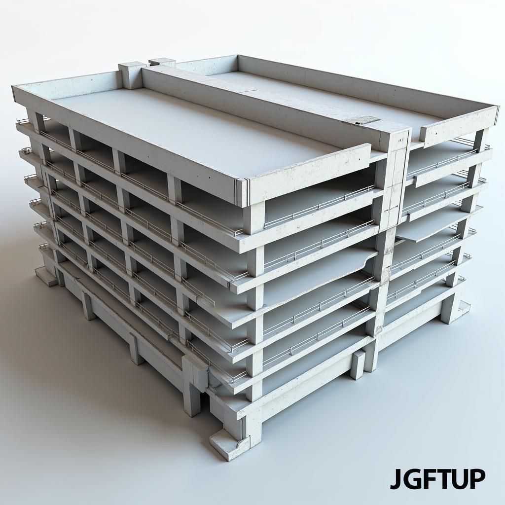 Inspecting the Details of a 3D Parking Garage Model