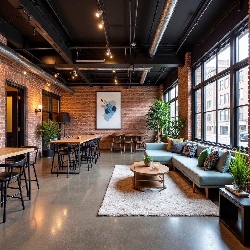 Modern Loft Interior at 73 West Street Brooklyn