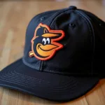 90s Orioles Hat with Cartoon Bird Logo