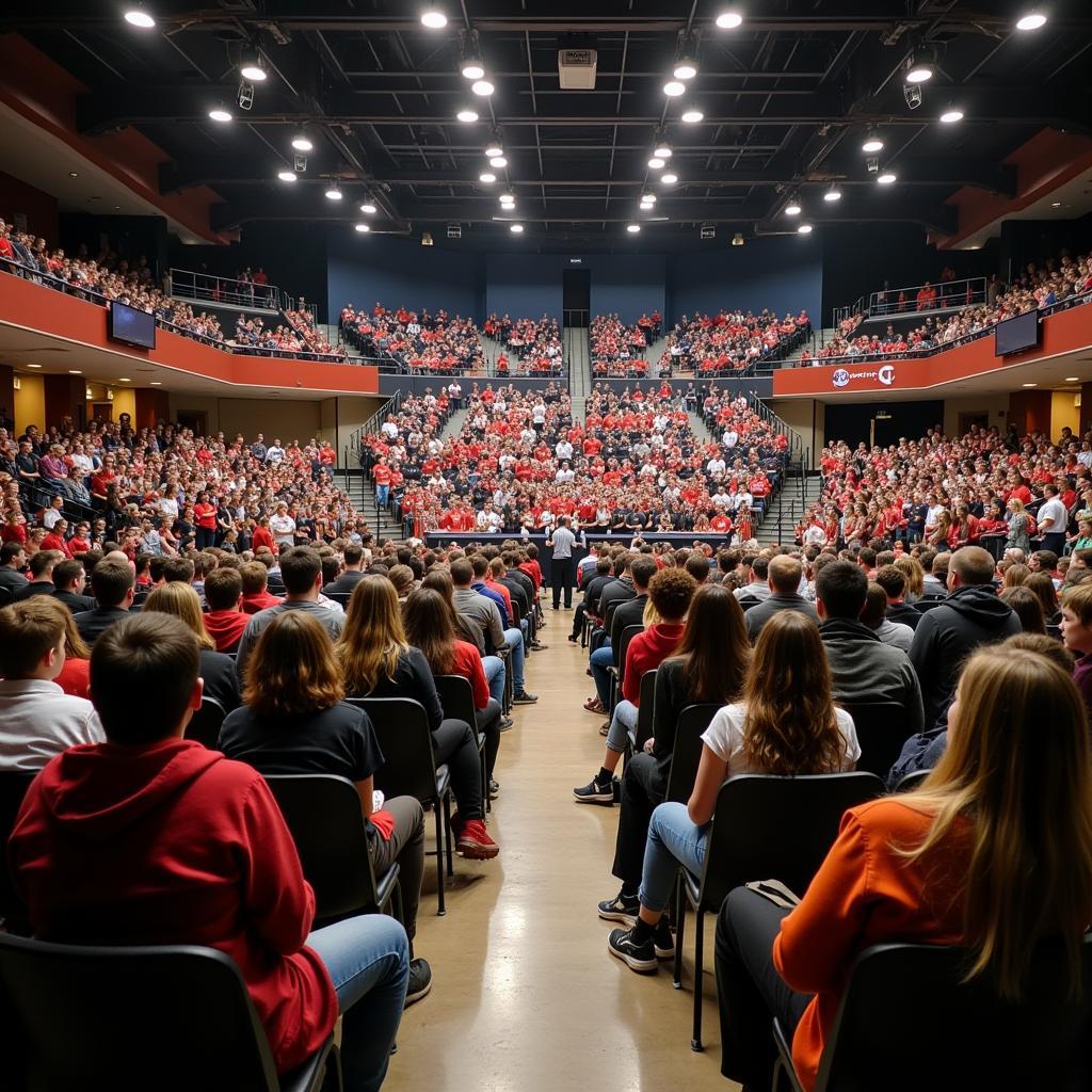 Michigan students competing in a regional Academic Games tournament