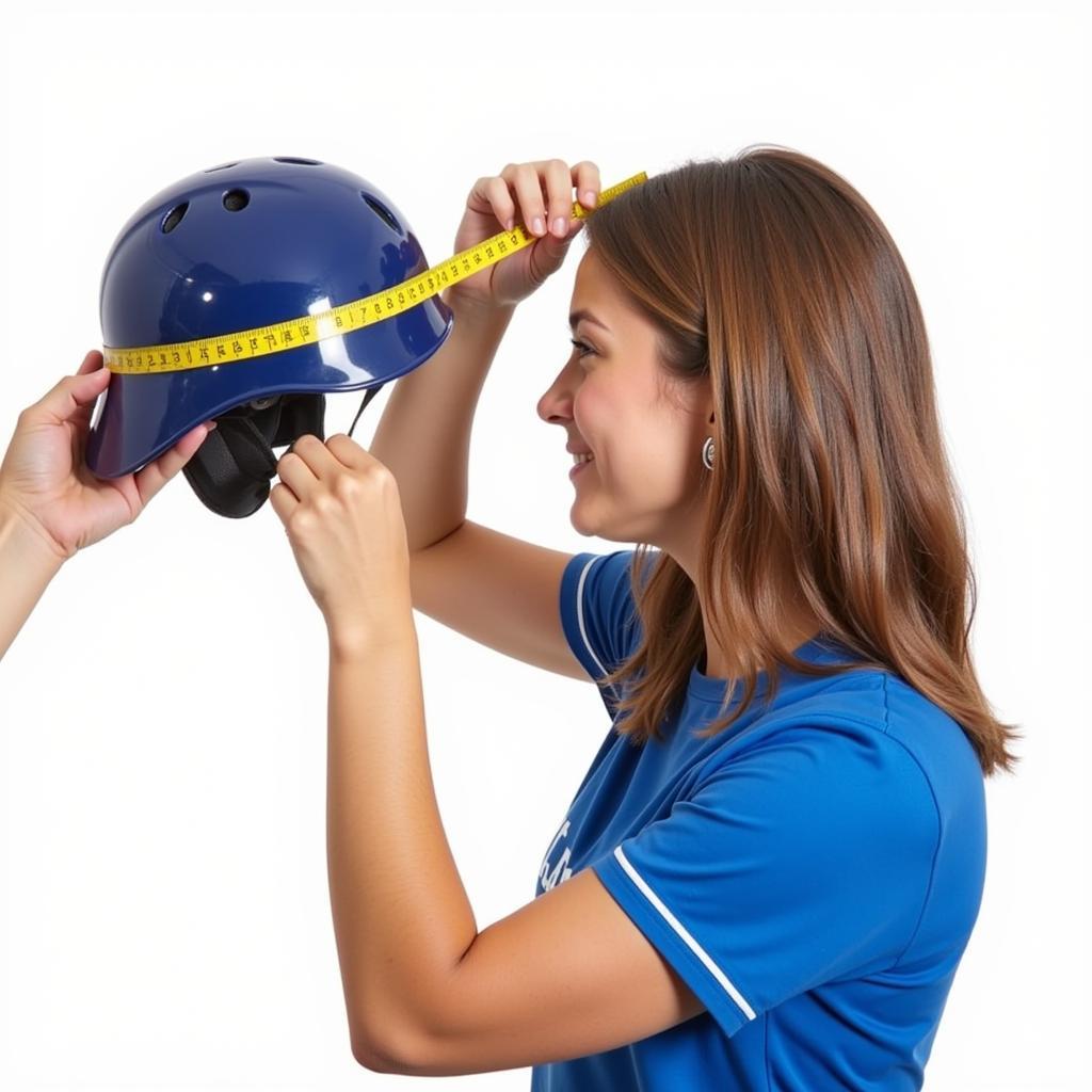 Measuring Head for Adult Baseball Helmet