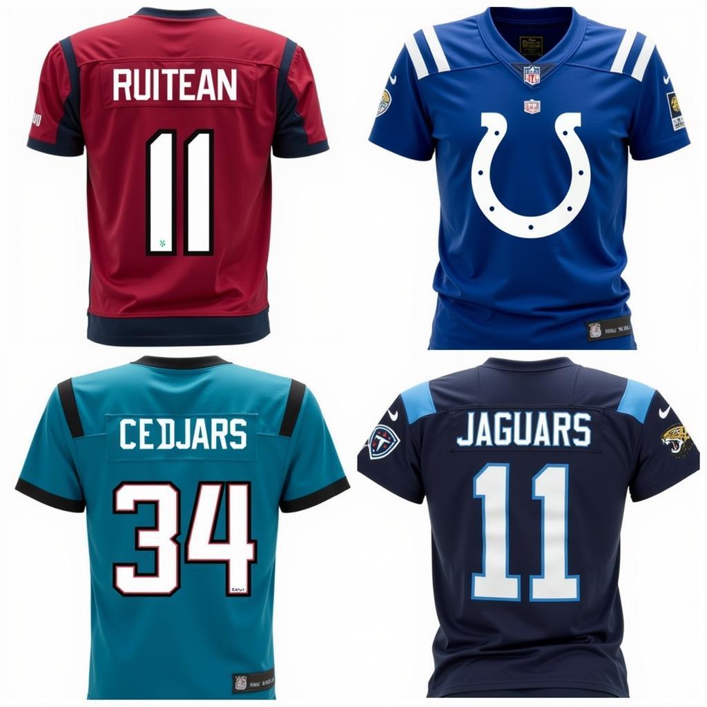 AFC South Uniforms