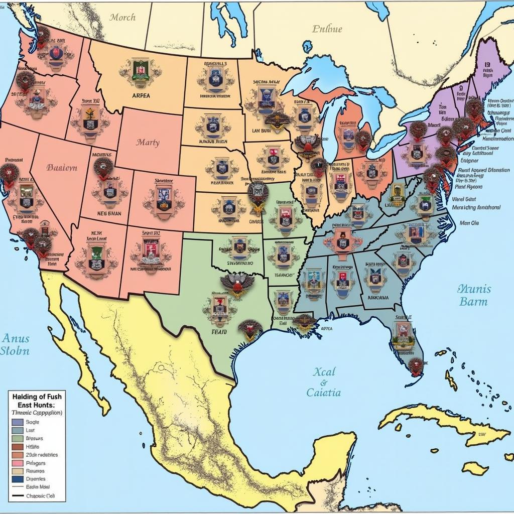 AFC Teams Map