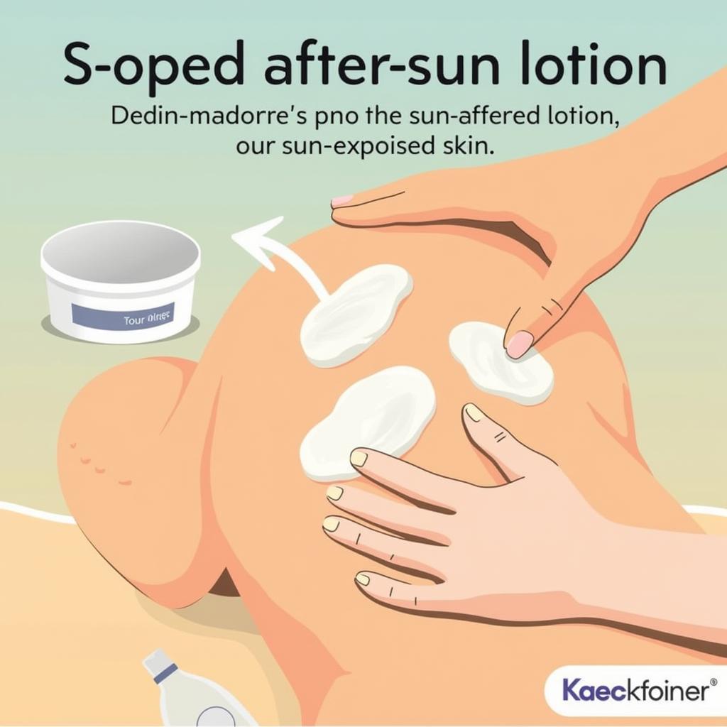 Applying After-Sun Lotion Effectively