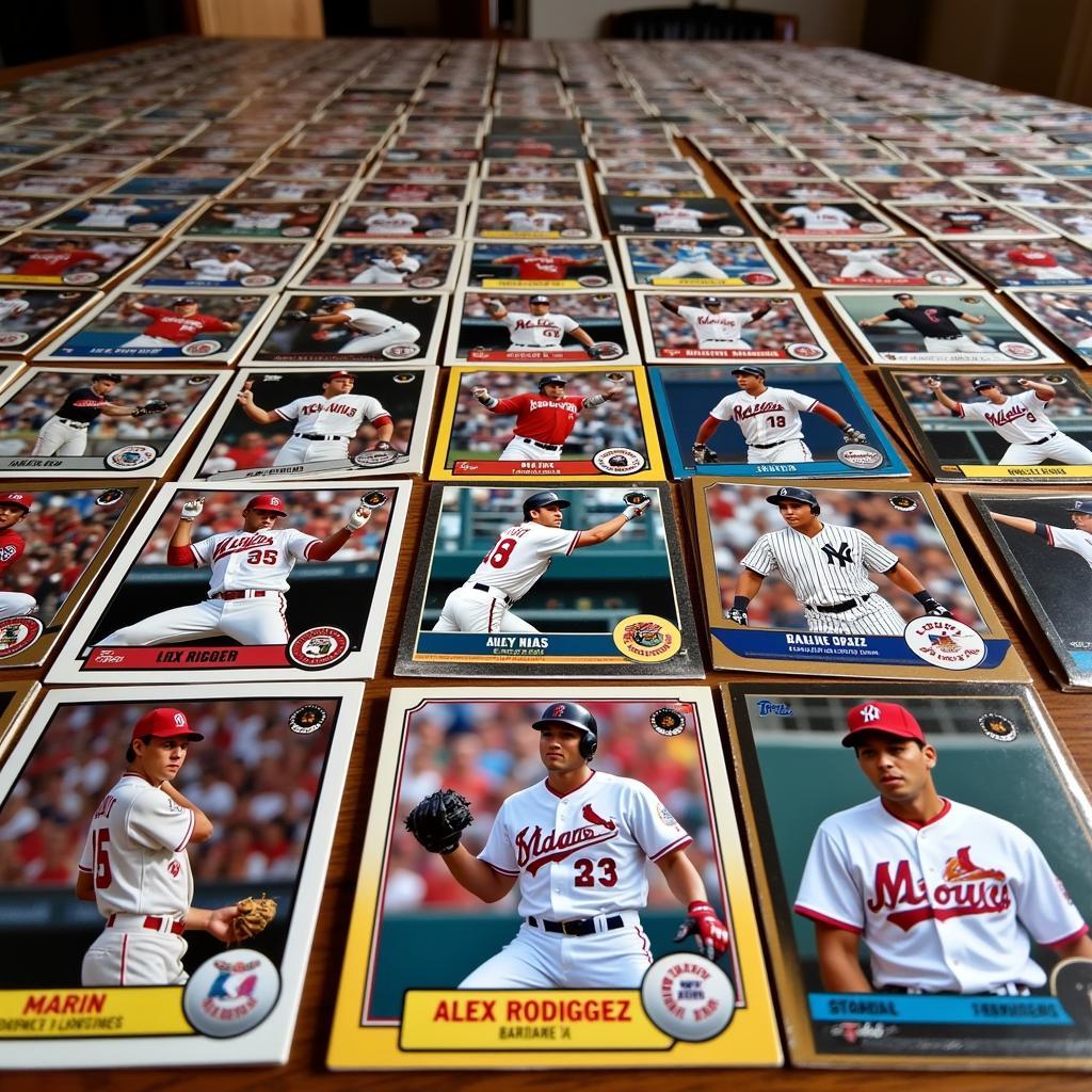 Alex Rodriguez Baseball Card Collection