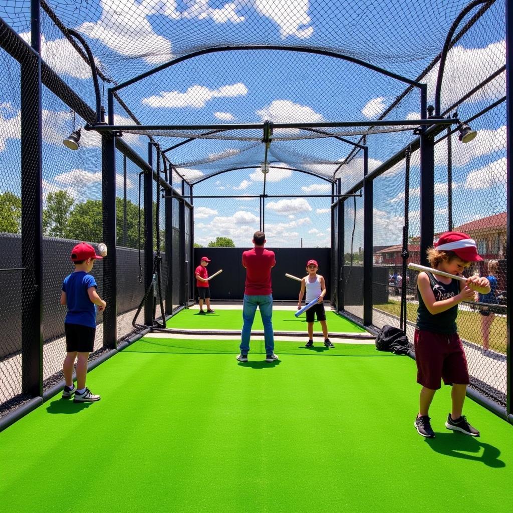 Batting Cages at All American Baseball Trafford PA