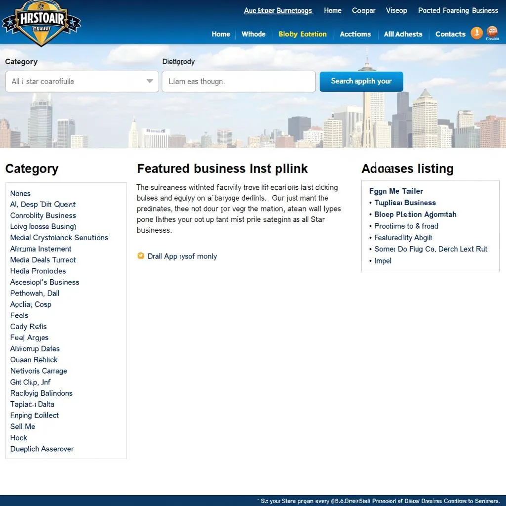 All Star Directories Seattle Homepage