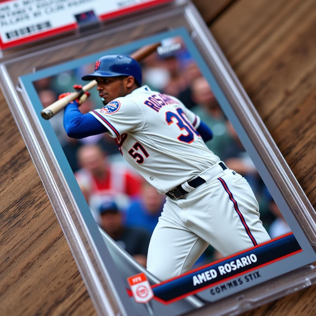 Amed Rosario Bowman Chrome Rookie Card