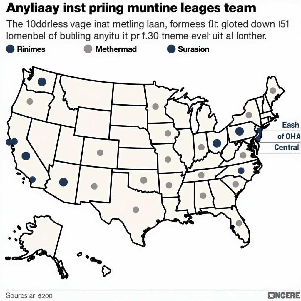 American League Divisions Map