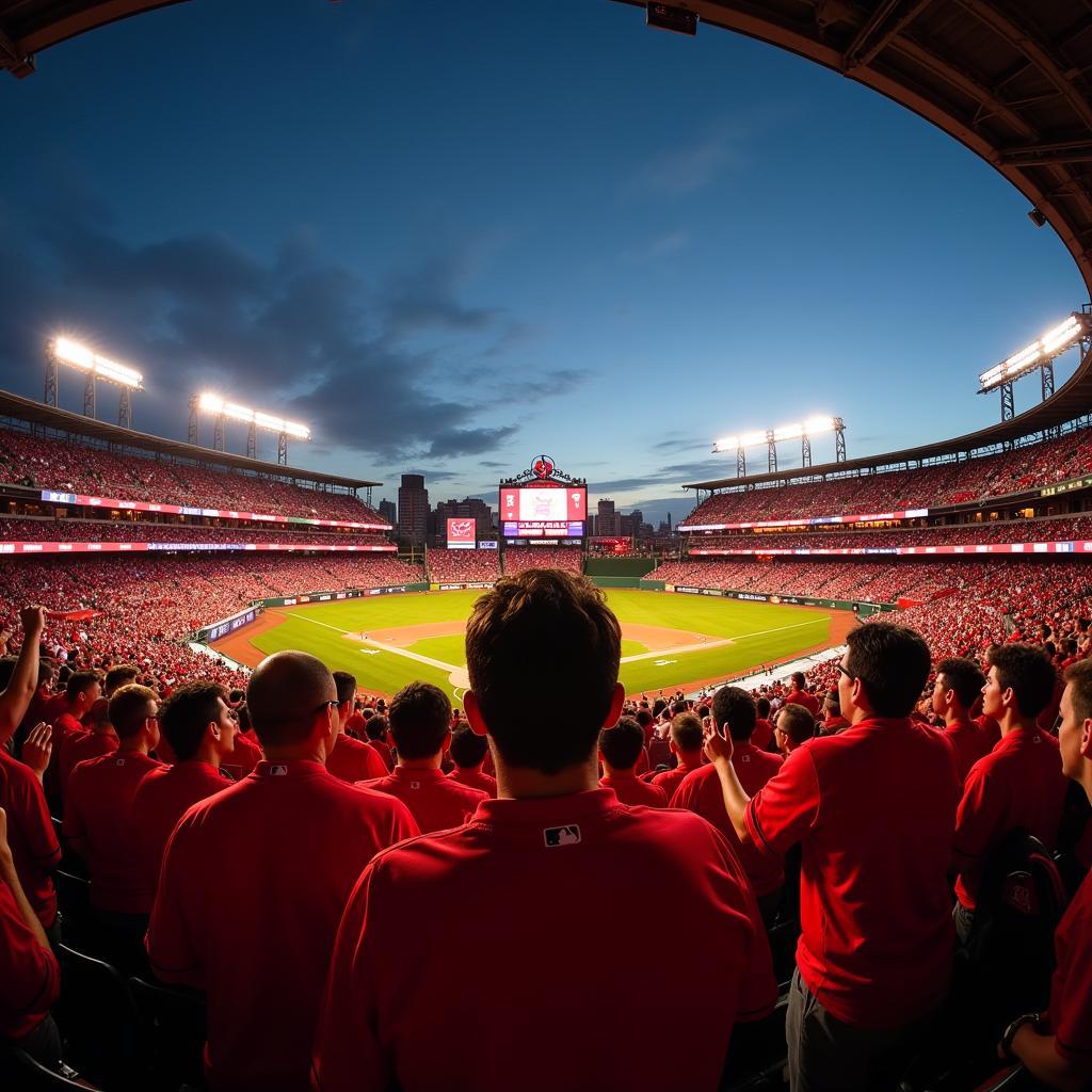 Anaheim Angels fans celebrating