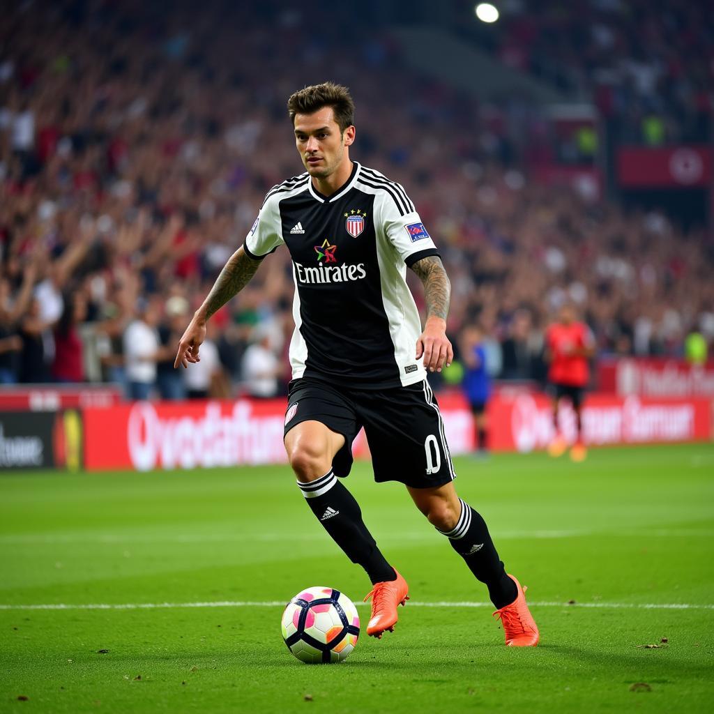 Andres Bakalars Sporting the Beşiktaş Jersey