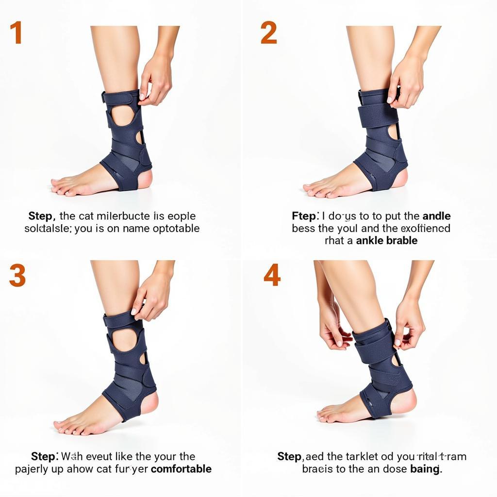 Step-by-step guide for fitting an ankle brace properly