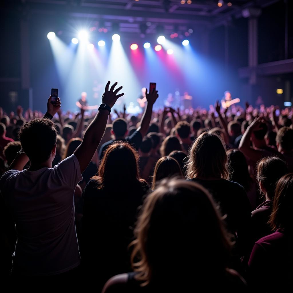 Crowd Enjoying Arizona Concert in Philadelphia