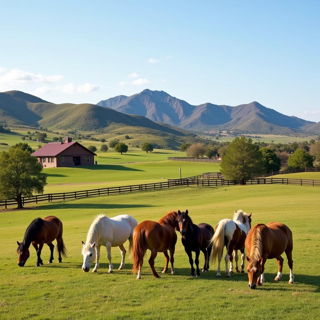 Mini Horse Ranch in Arizona