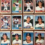 A collection of Astros playing cards