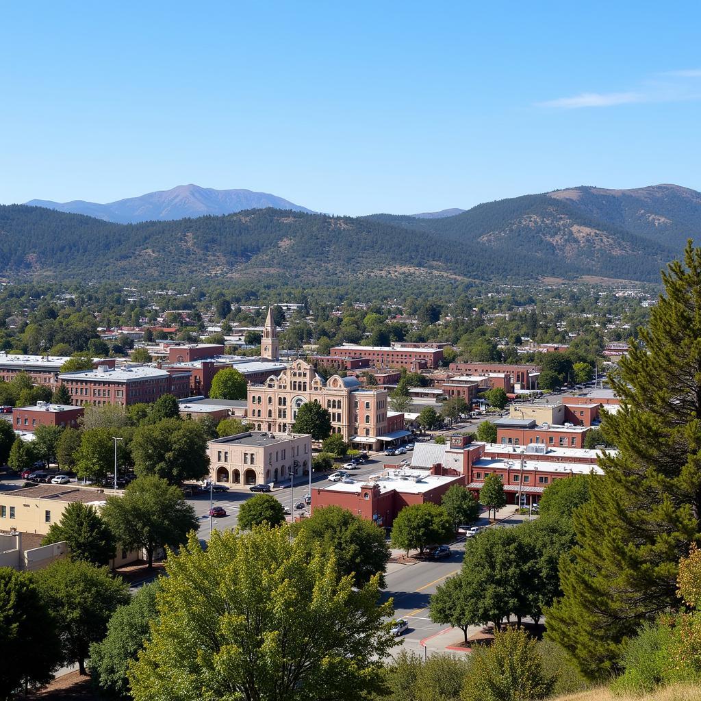 Auburn California Cityscape