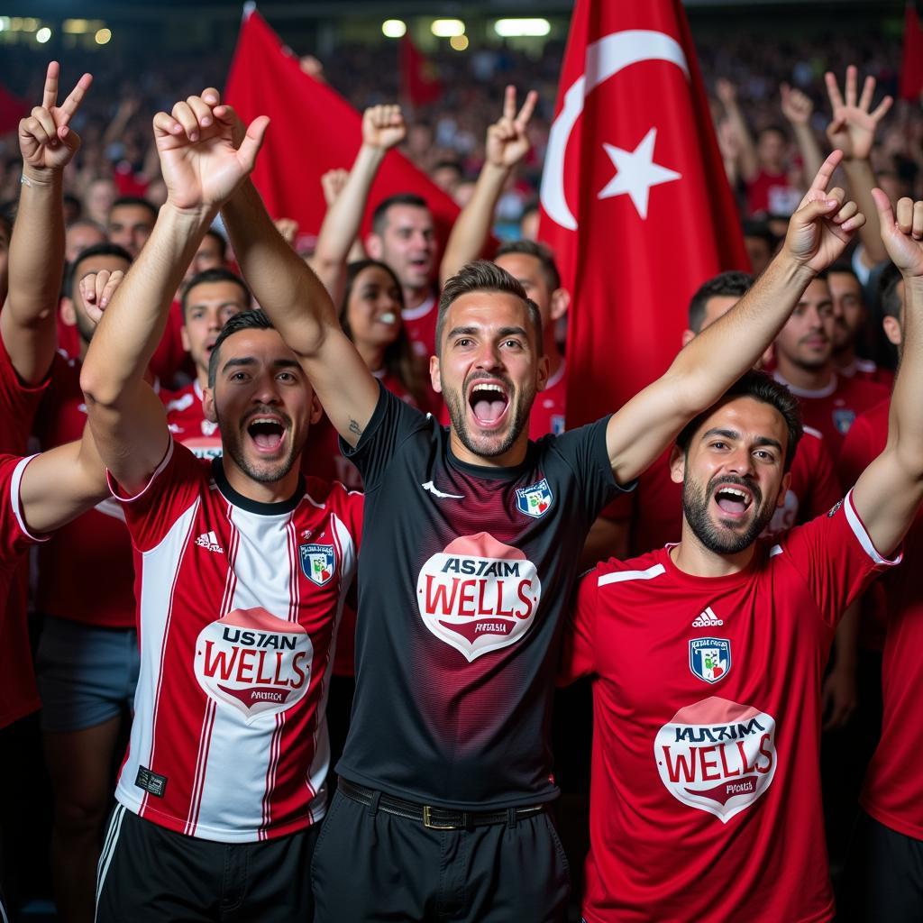 Austin Wells Shirt Worn by Besiktas Fans