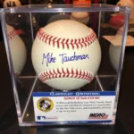 Authentic Mike Tauchman Autographed Baseball with Certificate of Authenticity