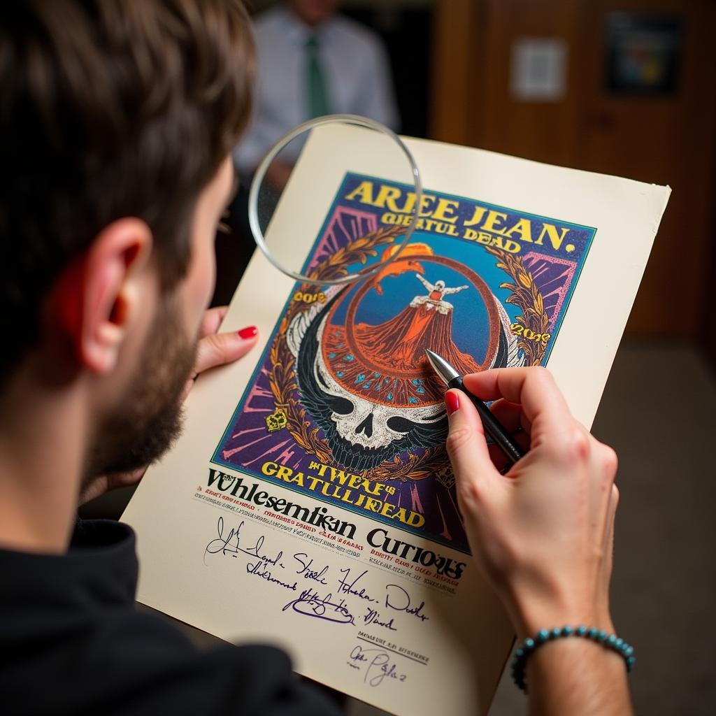 Authenticating Grateful Dead Autographs