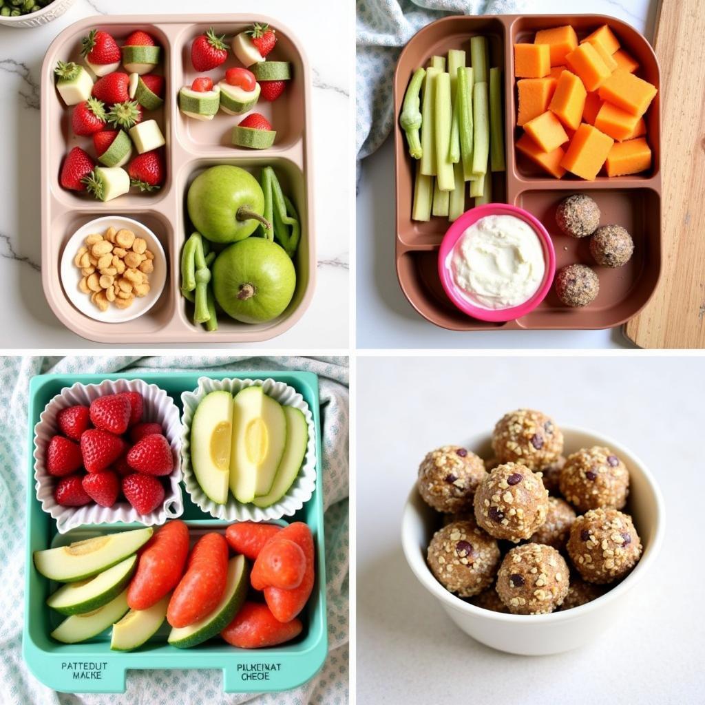 Fun and healthy snack combinations perfect for filling a b box