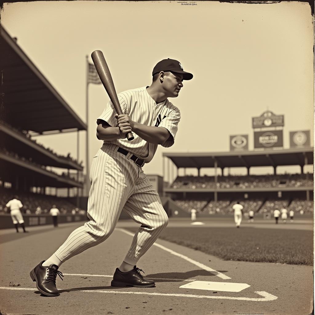 Babe Ruth at Yankee Stadium