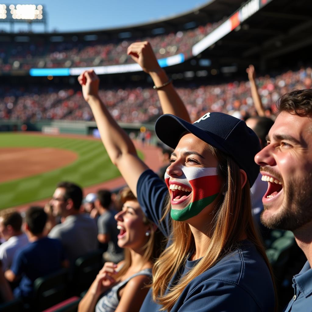 Vibrant Ballpark Atmosphere