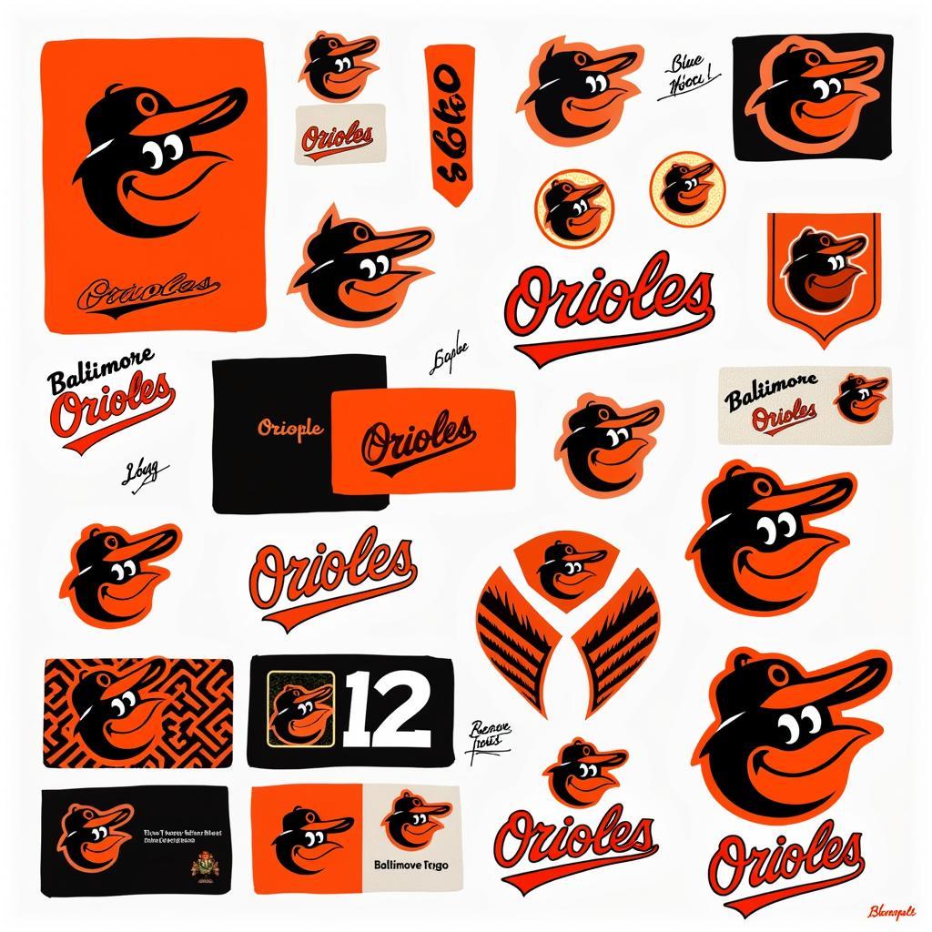 Creative design ideas using Baltimore Orioles SVGs.