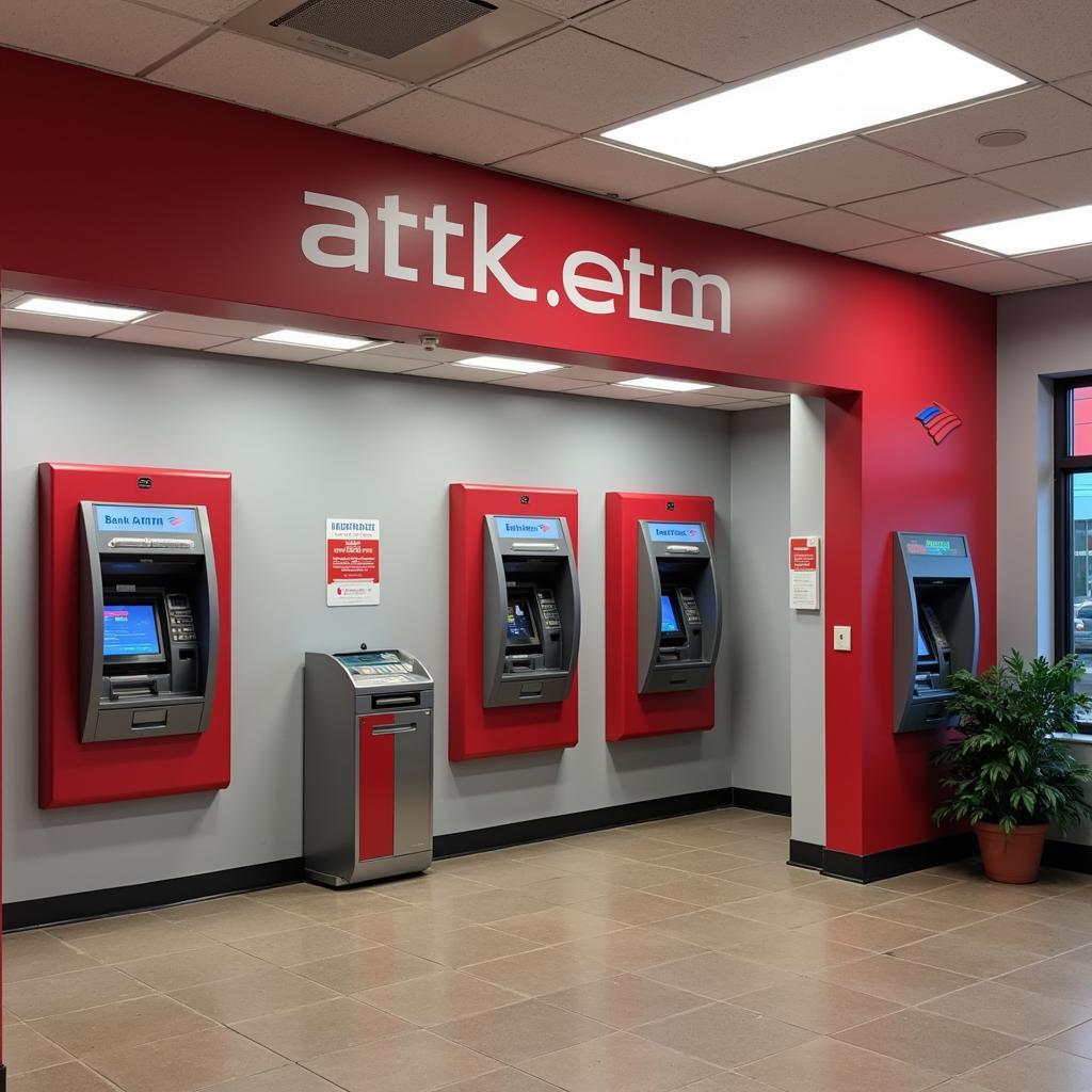 24/7 ATM lobby at Bank of America on Main Street, Flushing