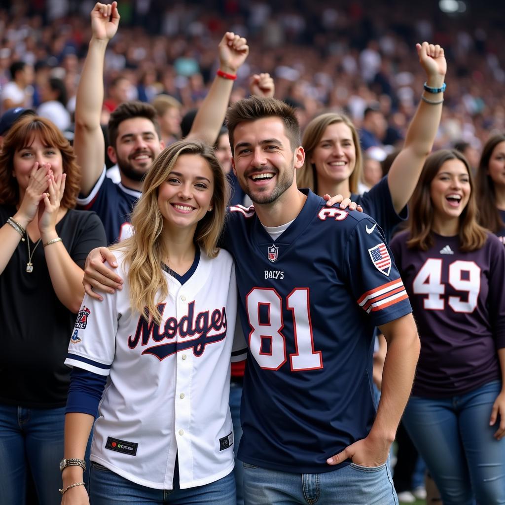 Shared Passion: Baseball and Football Fans United