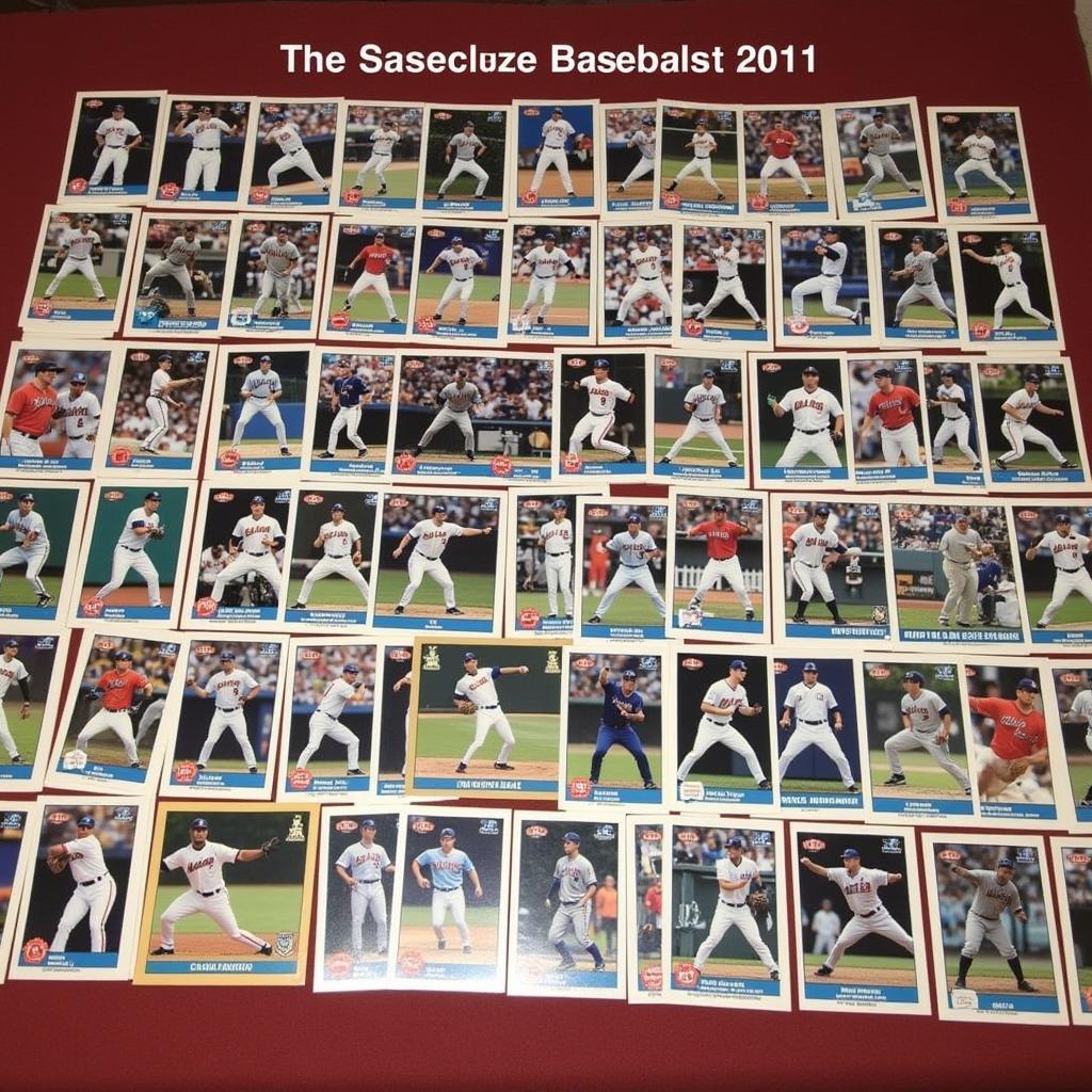 Collection of Baseball Cards from 2011