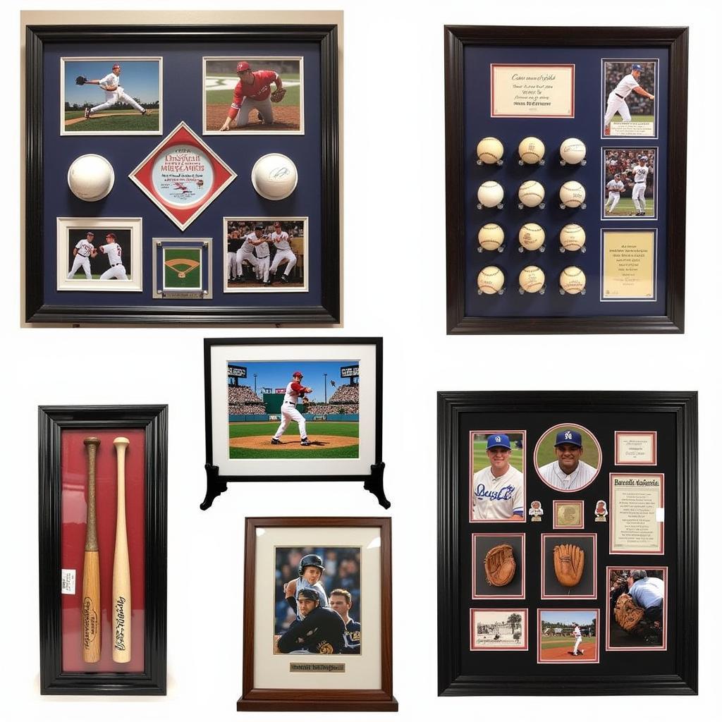 Creative Baseball Display Arrangements