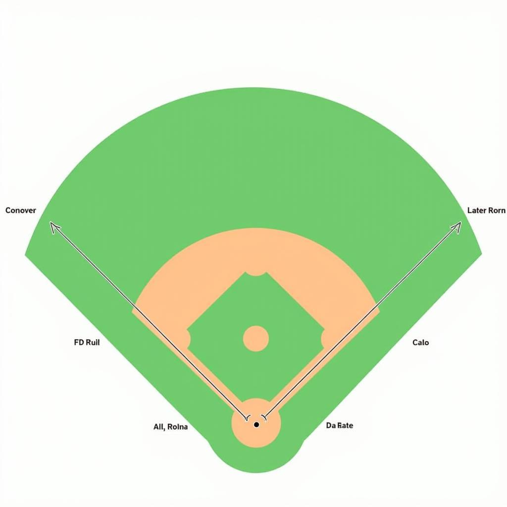 Baseball Field Positions Diagram