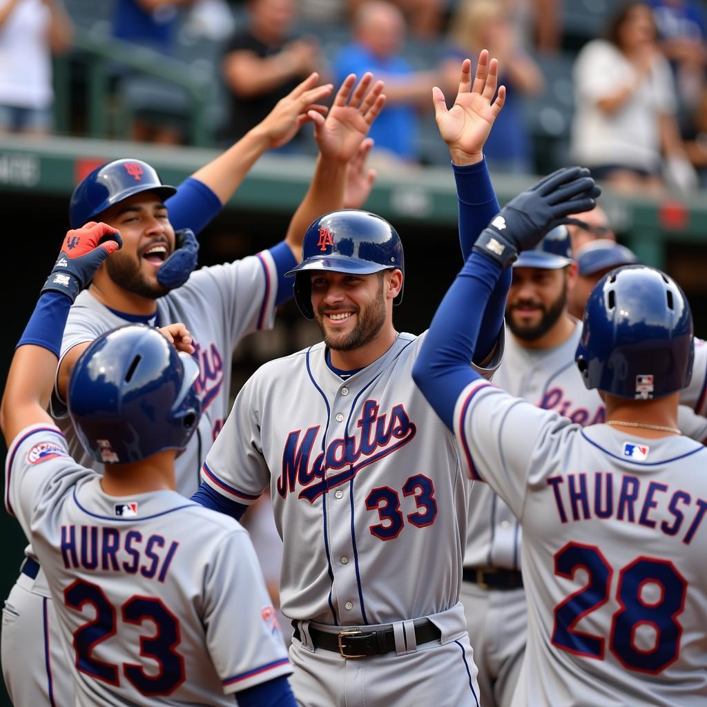 Baseball Grand Slam Celebration