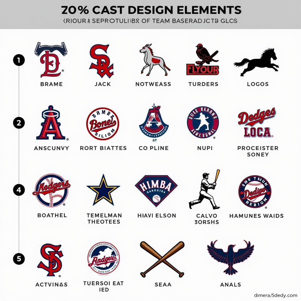 Key Design Elements in Baseball Team Logos