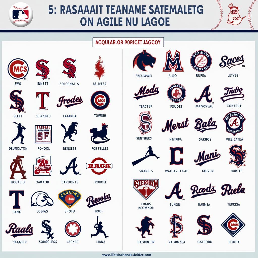 Common Design Elements in Baseball Logos