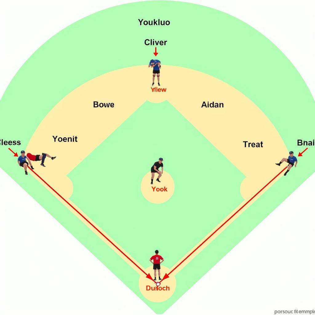 Basic Baseball Position Template